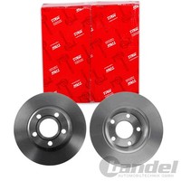 2X Trw Bremsscheiben 280Mm Voll Vorne Passend FÜR Audi A4 | DF2730