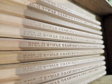 WWII Vintage War Drawing X Pencils 2H  Unsharpened New Old Stock - 10 available