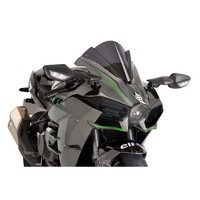 Puig Z-RACING Windschutzscheibe FUR Kawasaki Ninja H2 15-22 Dark Smoke