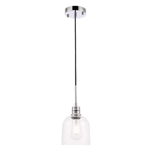 Elegant Lighting LD6210 Black Gabe Single Light 6"W Mini Pendant - Picture 2 of 6