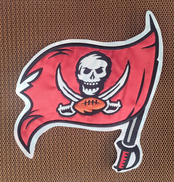 Tampa Bay Buccaneers Huge XL Embroidered Patch 9.4"x11.4"