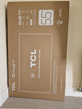 2025 144Hz TCL 55P8K-UK 55 inch 4K Gaming QLED Onkyo 2.1 Dolby Google Smart TV. 