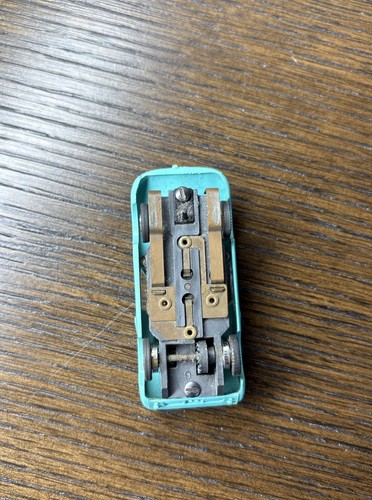 VTG Aurora Model Motoring T-Jet HO Slot Car turquoise Ford GT 40 No.1374 Untest - Picture 8 of 8