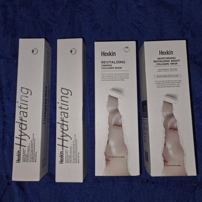 HEXKIN 4 PIECE LOT BEAUTY WRINKLE & COLLAGEN Skin Firming Firm CREAM CREAMS NEW