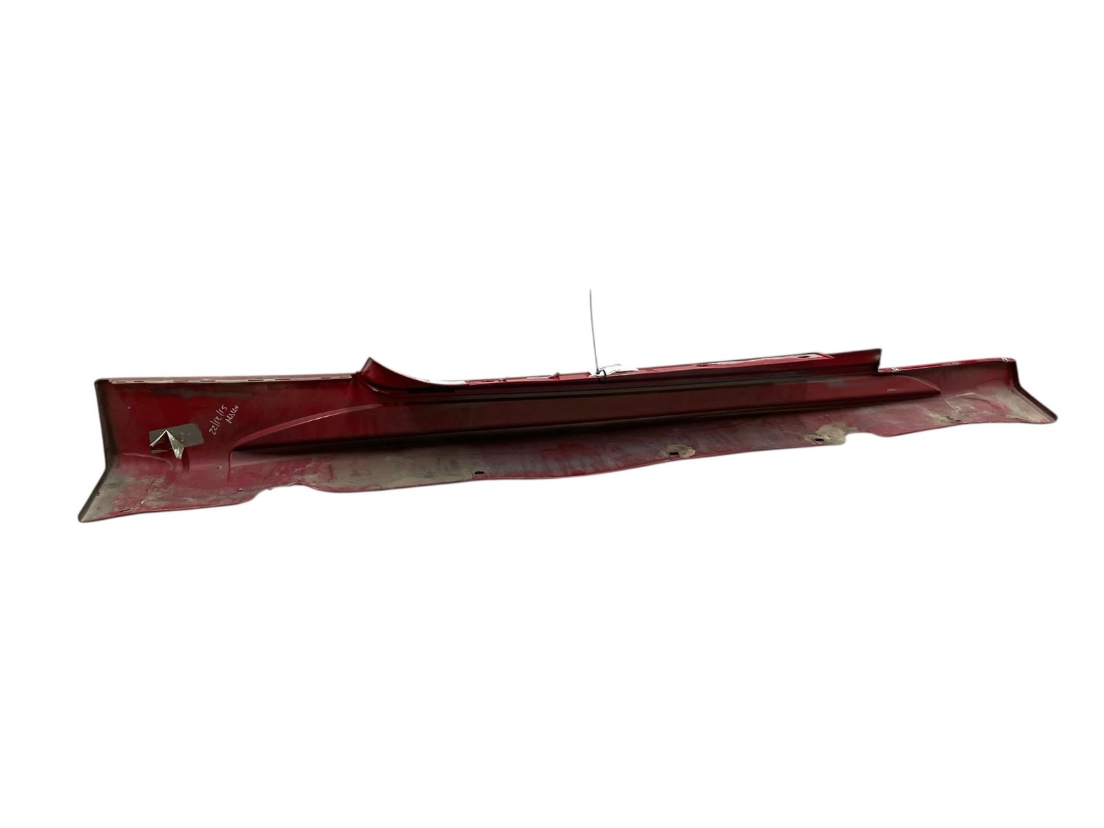 2007-2016 MASERATI GRANTURISMO 4.7L RWD LEFT SIDE SKIRT BODY ROCKER MOLDING RED