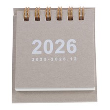 Desk Calendar 2025-2026 Uk Stand Small Standing Monthly Minidesk Calendars