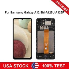 For Samsung Galaxy A12 A125 A125U A125M A125F A125N LCD Touch Screen Replacement