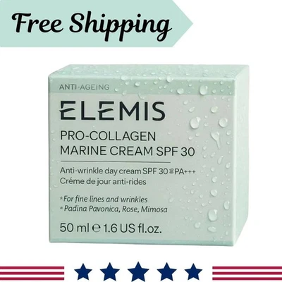 ELEMIS Pro-Collagen Marine Cream SPF 30 –50 ml 1.6 fl.oz free shipping USA