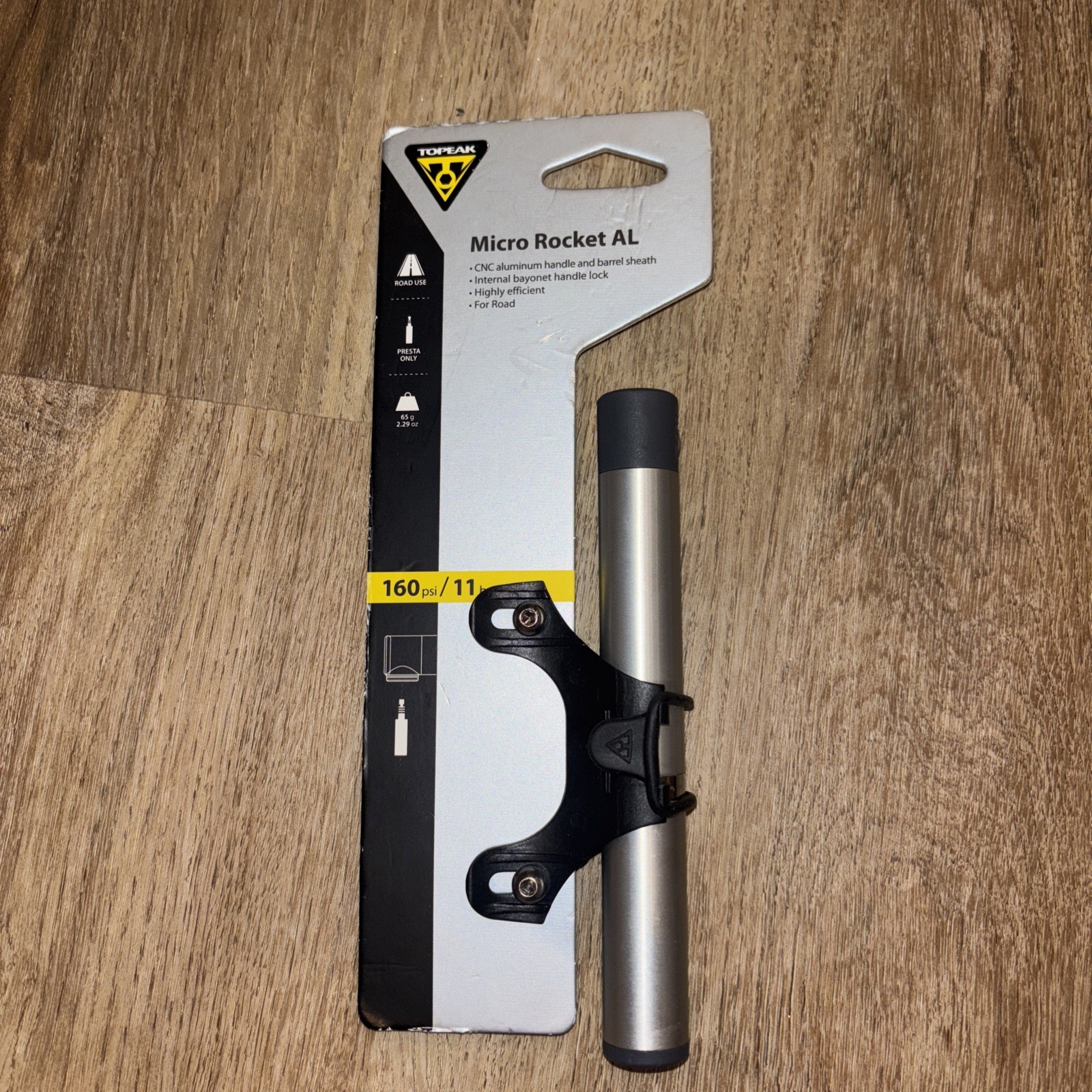 Micro Rocket AL Mini Bike Pump &ndash; Ultra-Lightweight Aluminum High-Pressure Pum...