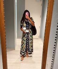 Alemais Amaliena Curled Grass Pattern Shirt Skirt