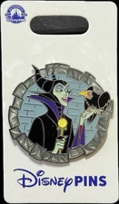 2025 Disney Parks Villain Frame Sleeping Beauty Maleficent & Diablo OE Pin