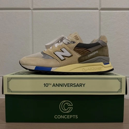 Size 8 - New Balance Concepts x 998 Made in USA 2023 C-Note - 10th Anniversary