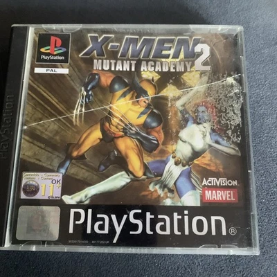 X-Men Mutant Academy 2 - Sony PlayStation PS1 Complete With Manual  - Image 1 of 3