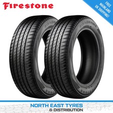 2x 185 60 15 FIRESTONE ROADHAWK | TOP C/A RATINGS | BRAND NEW TYRES | XL 88H