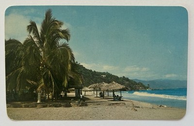 La Playa del Sol El Sol Beach Puerto Vallarta Jalisco Mexico Postcard A13