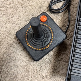 Atari 2600 Black 4 Switch Console, Games Joysticks-UNTESTED