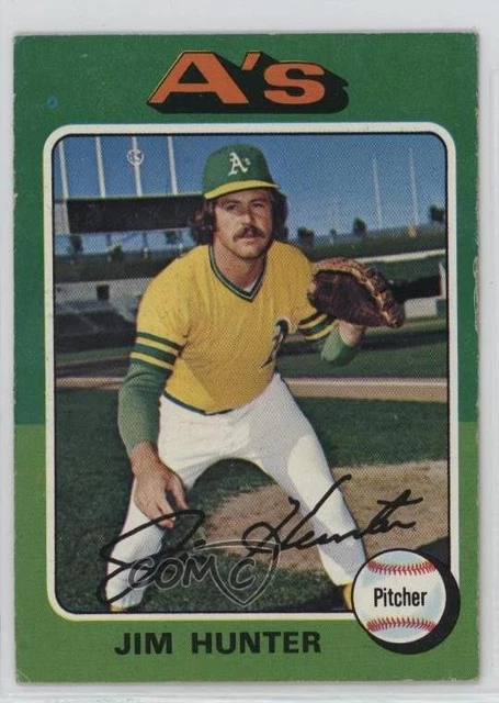1975 Topps Catfish Hunter #230 HOF