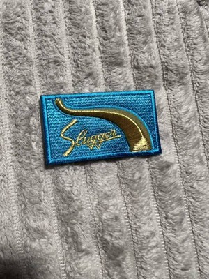 Rare Kubota Slugger Order-Only Light Blue Gold Three-Dimensional Label