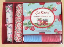 CATH KIDSTON Jam & Preserve Labelling Kit BNIB-25 Jar Toppers etc + Jam Recipes