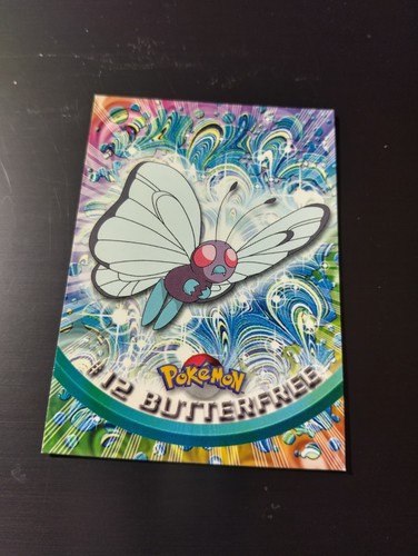 Butterfree #12 1999 Topps Pokemon TV Animation Edition Series 1 Red Logo