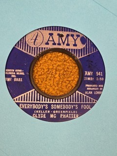 45 RPM Clyde McPhatter AMY 941 Everybidy's Somebody's Fool VG
