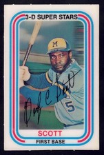 1976 Kellogg's 3-D Super Stars #21 George Scott-NO CRACKS