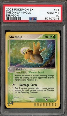 Pokemon Shedninja EX Dragon Holo Rare #11 PSA 10 Gem Mint | eBay