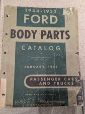 1944-1952 Ford Passenger Car Truck Body Parts Catalog Factory Original Oem 1944-1952 Ford Passenger Car Truck Body Parts Catalog Factory Original Oem
