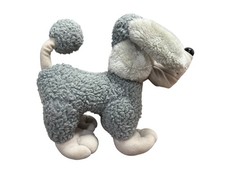 VTG 1990 Pooch Patrol TONKA Gray Poodle Dog Puppy Plush 12  Angry 90  s Flip Lip