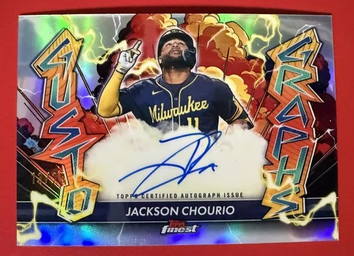 2026 Topps Finest Jackson Chourio Base (RAW)