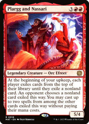 MTG Plargg and Nassari 18 Rare Foil March of the Machine the Aftermath
