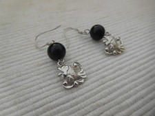 Boucles D'oreilles En Argent Massif 925 Et Cuivre, Style Oriental - Référence B910 LOT, Neuf Sans Emballage