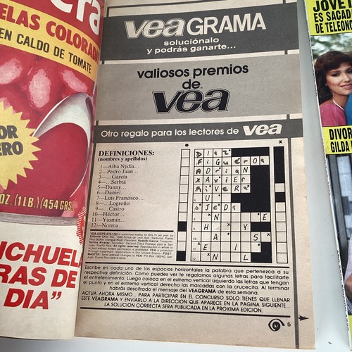 1993 TV GUIDE MAGAZINE REVISTA VEA #1225 & #1226 PUERTO RICO PR JAILEENE CINTRON - Picture 6 of 8