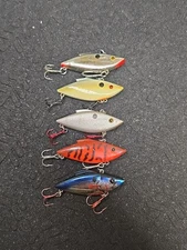 (5) Bill Lewis 1/4 Oz Rat-L-Trap Crankbait Fishing Lures Lot Of 5