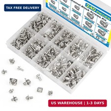 Screw Terminal Blocks Kit, Electrical Connector Screws with Square Washers | M3