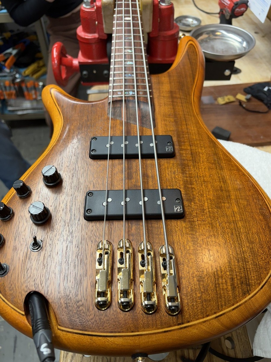Left Handed Ibanez Premium 4 - String Bass - Nordstrand Pickups