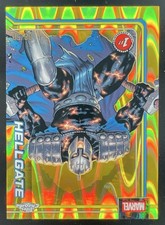 2026 Topps Chrome Marvel Comics Gold RayWave Refractor #124 Hellgate RC /50