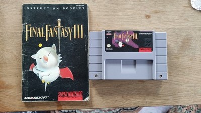 Final Fantasy III - Super Nintendo SNES NTSC mit Anleitung