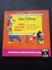 Vintage Walt Disney's Jumbo Parade 1 Cartoons Super 8mm Film Movie