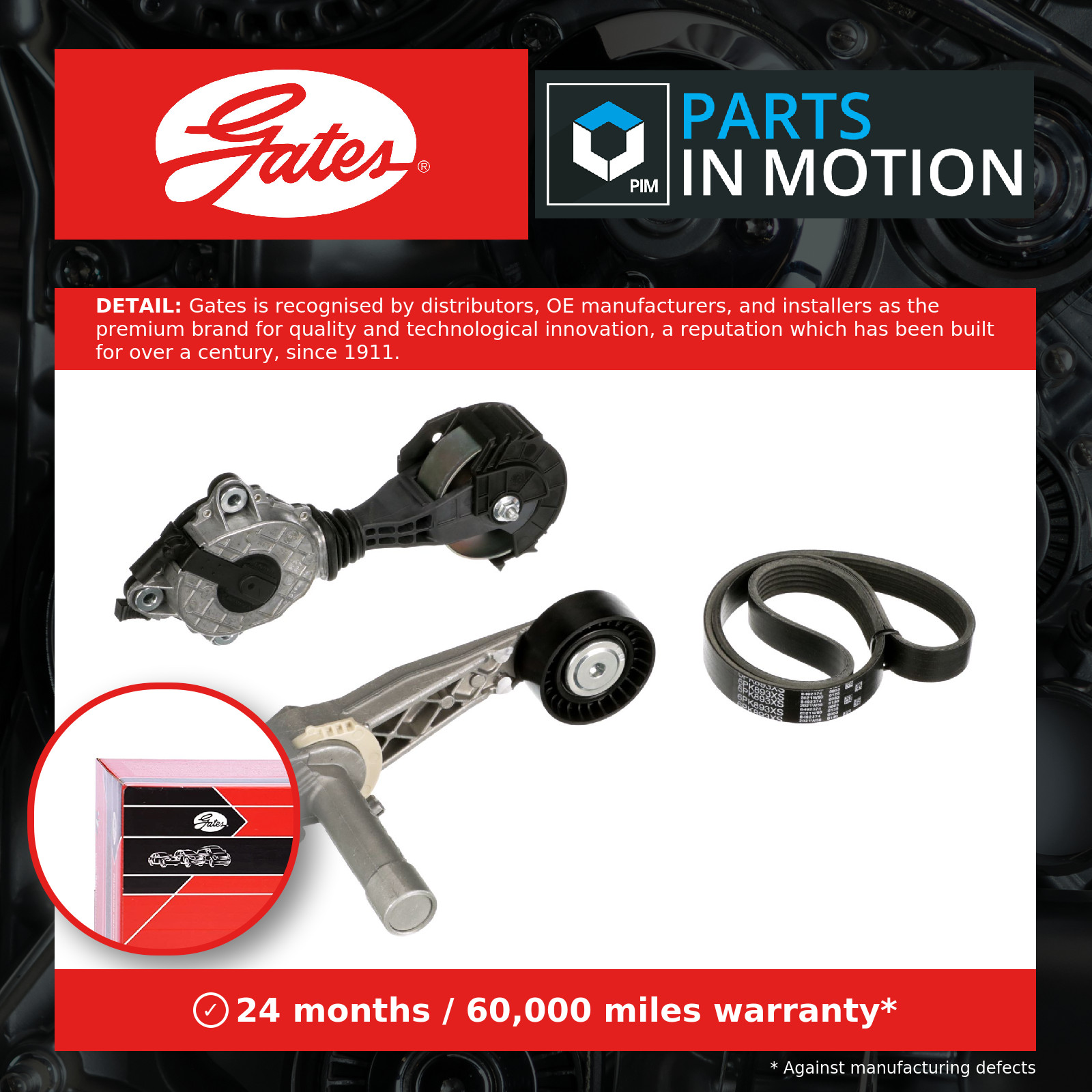 Drive Belt Kit K026PK893XS Gates Set 6PK893XS T38770 T39127 Quality Guaranteed - Image 6