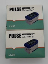 Lot Of 2 PULSE FINGERTIP OXIMETER MODEL: LK88 - NEW IN BOX NEVER USED