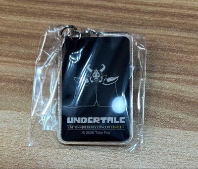 Undertale 10th Anniversary Concert Asgore Acrylic Keychain Capsule Toy NEW FS JP