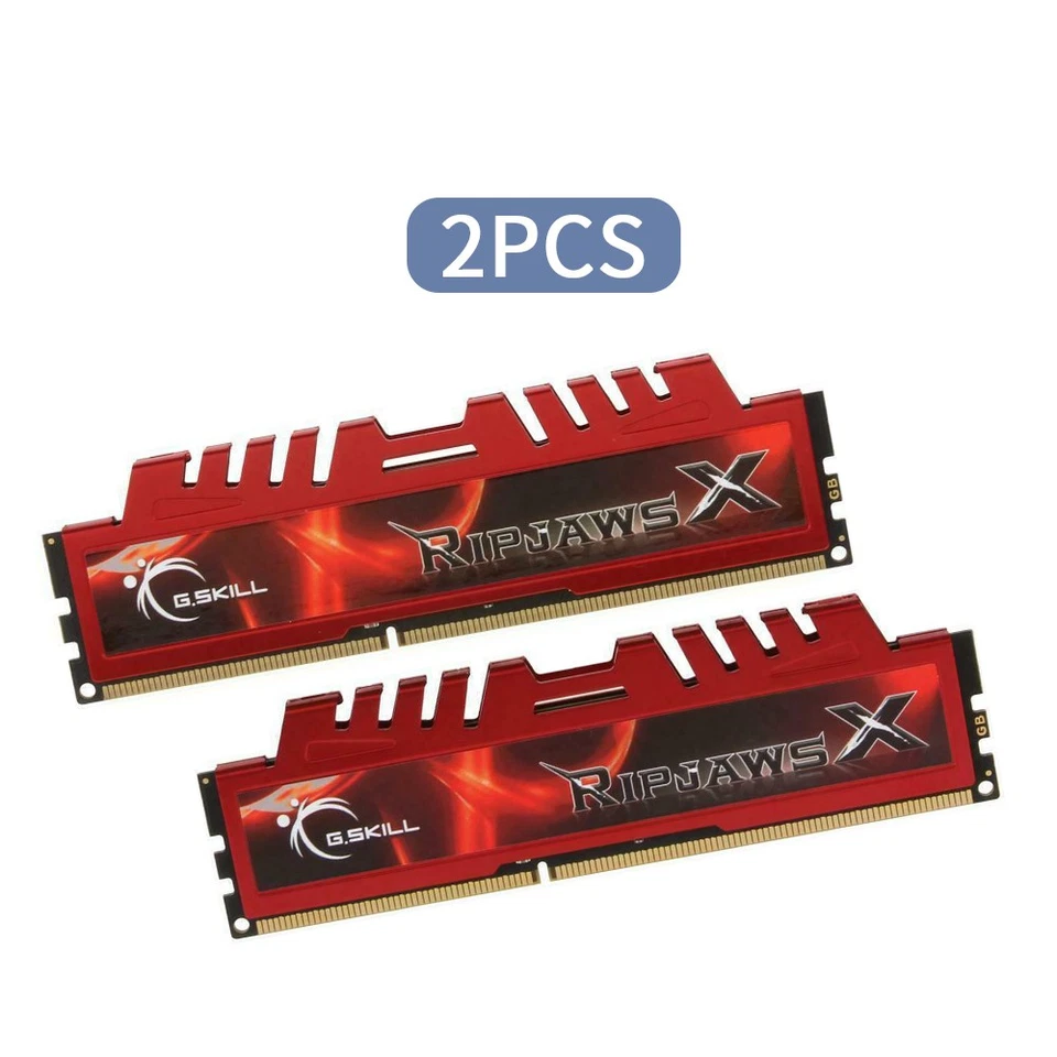 G.SKILL Ripjaws 16GB 2x 8GB PC RAM DDR3 1333 PC3-10666 240Pin Desktop Memory BT - Image 2 of 4
