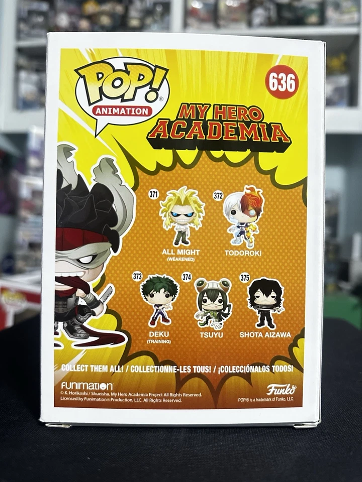 Funko Pop! #636 Hero Killer Stain My Hero Academia 2019 otoño edición limitada Foto 3 de 4