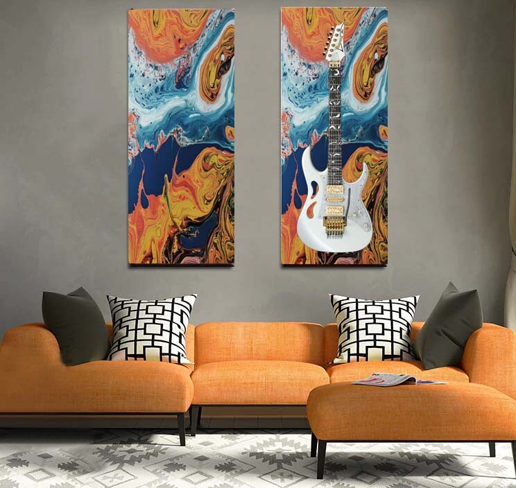 Wall Art Guitar Display Décor Paness-Slick Toxic 2115 | eBay