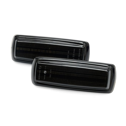 2x Front Amber LED Side Marker Lights For 1989-1998 Nissan 180SX JDM Spec Smoked - Foto 3 di 12