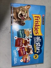 Friskies 24pk All-Star Faves Lickable Gravy Cat Food Topper Wet Cat Food.G5511