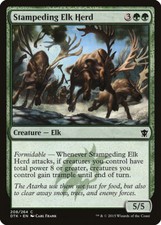 4x Stampeding Elk Herd - NM - Dragons of Tarkir SPARROW MAGIC mtg