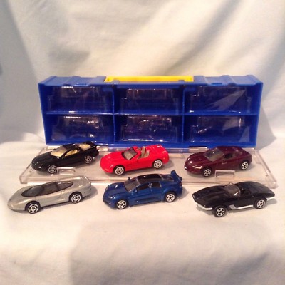 Diecast 6 Cars & Case  ''Carry-n-go Car Case Set'' by Wow Toys WT-SU6 3+ $10.99