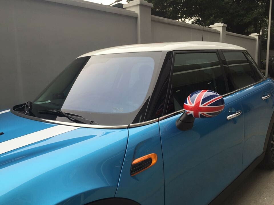 zijspiegel Handleiding Union Jack opvouwbare zijspiegelkappen, geschikt